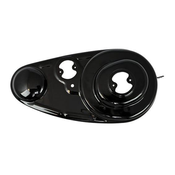 outer primary cover. Black