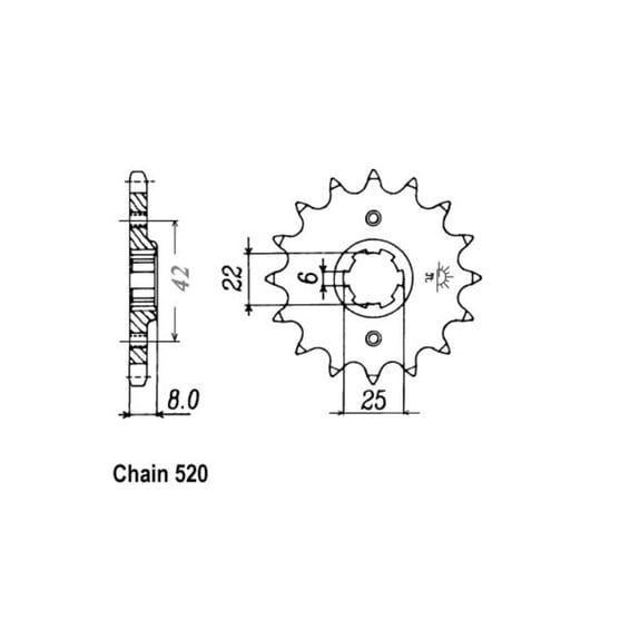JT Front Sprocket 281.14