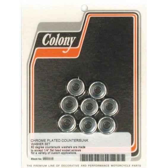 countersunk flatwashers 1/4"