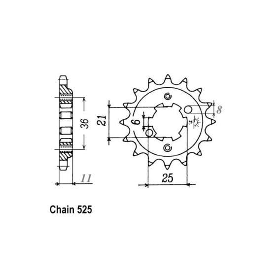 JT Front Sprocket 290.15