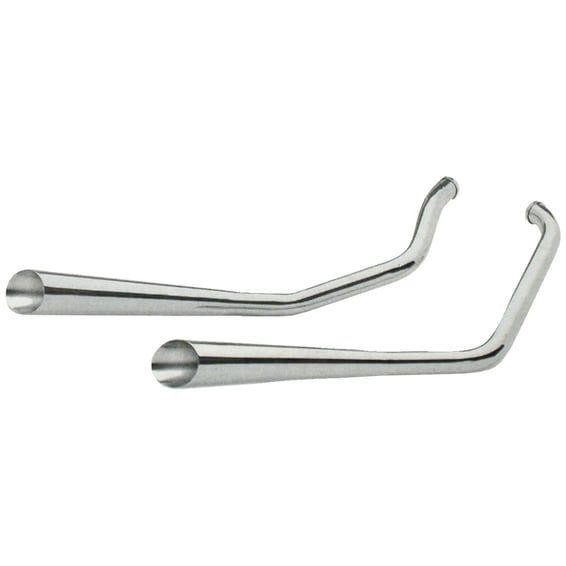Megaphone exhaust (38"). Chrome
