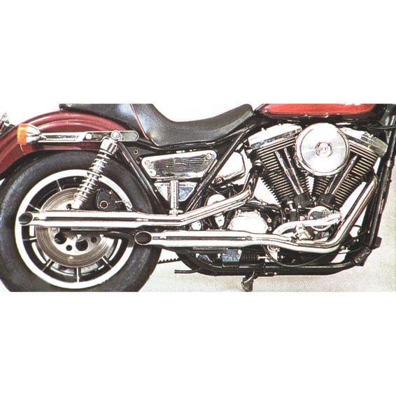 Shorty exhaust (38"). Chrome