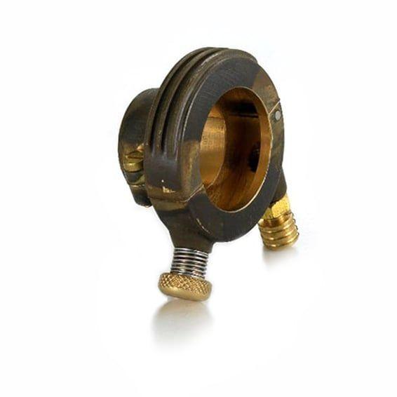 K-Tech DeLuxe external throttle housing. Raw brass