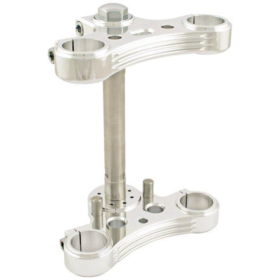 K-Tech extra narrow 39mm triple trees. Polished