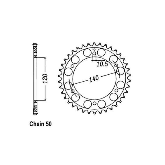 JT Rear Sprocket 499.43