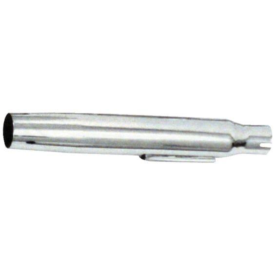 Replacement muffler. Tapered. Chrome