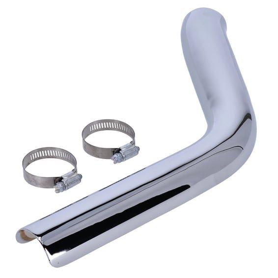 Heatshield rear. Chrome