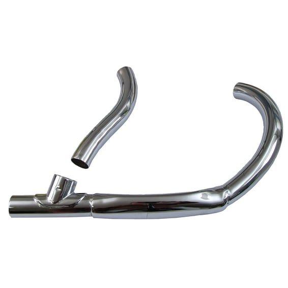 WLA 2-1 replica head pipe set, chrome