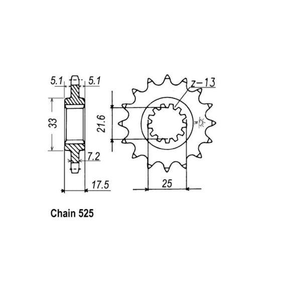 JT Front Sprocket 297.15