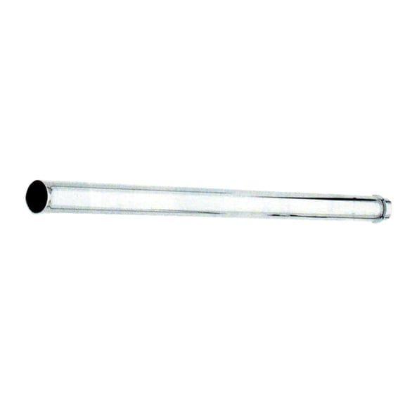 Tailpipe extension. 31" Flared tip. Chrome