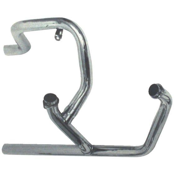 Crossover head pipes. Chrome