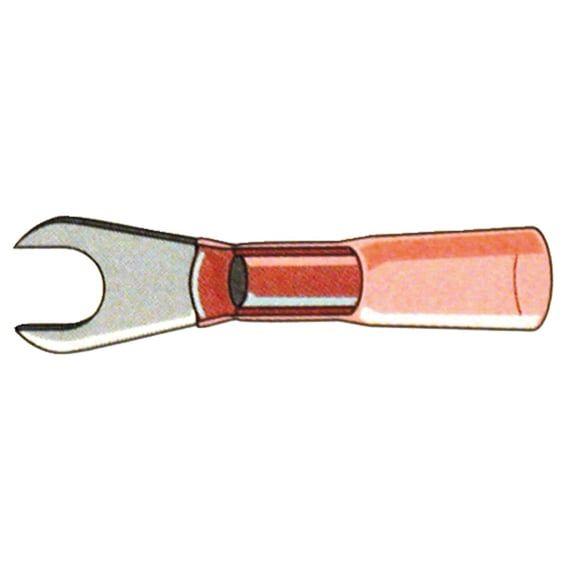 Co, Spade terminal connectors #6. Red