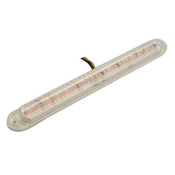 LED light bar. Clear lens