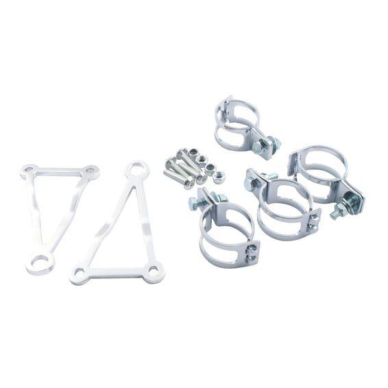 B-triangle, side mount headlamp bracket assembly. 31-34mm