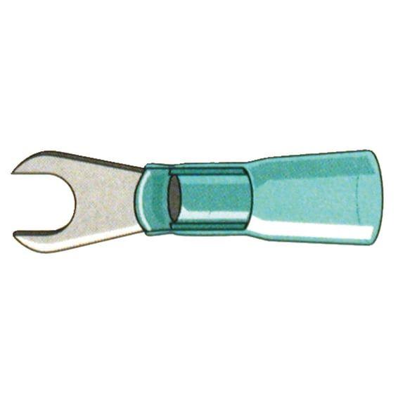 Co, Spade terminal connectors #6. Blue