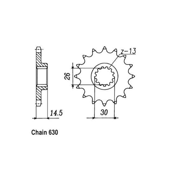 JT Front Sprocket 335.15