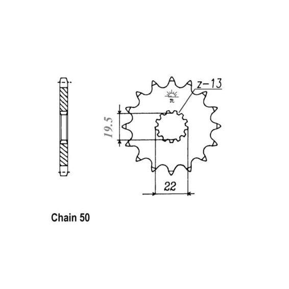 JT Front Sprocket 435.15