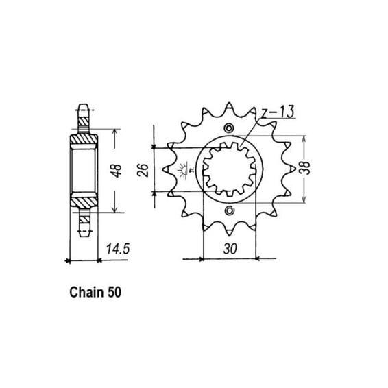 JT Front Sprocket 339.16