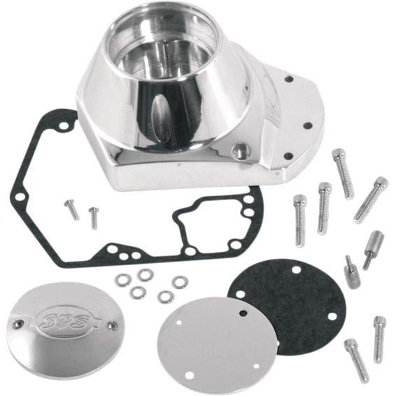 billet cam cover. Polished