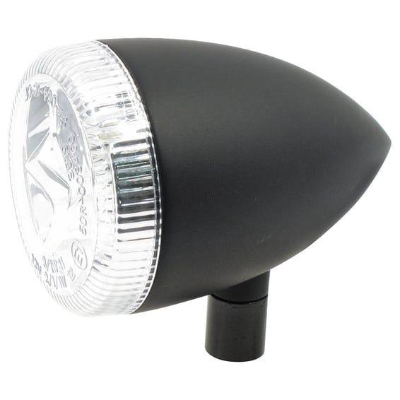 3-1 LED bullet taillight / turn signal combo. Black. Clear