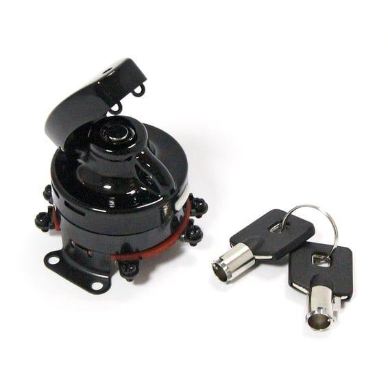 FL style ignition switch, 'electronic'. round key, black