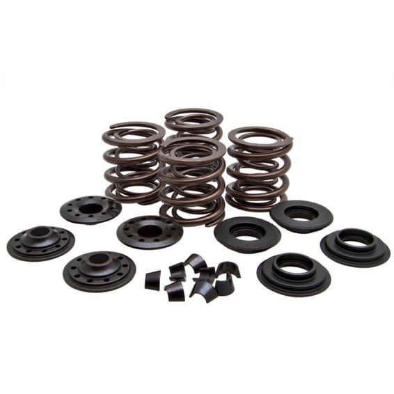 KPMI, valve spring kit. .600" lift. Steel top collars