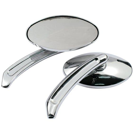 'Tripper' mirror set. Chrome