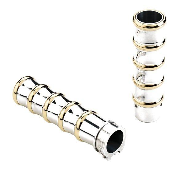 K-Tech, vintage grips polished alu/brass