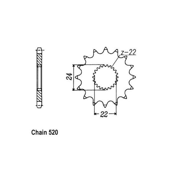 JT Front Sprocket 394.15
