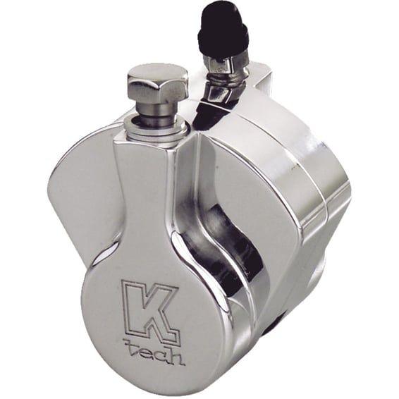 K-Tech 2-piston brake caliper. Polished