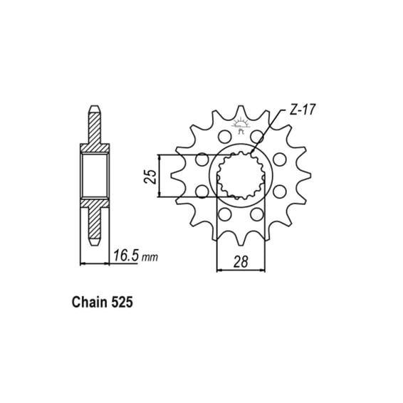 JT Front Sprocket 1904.16