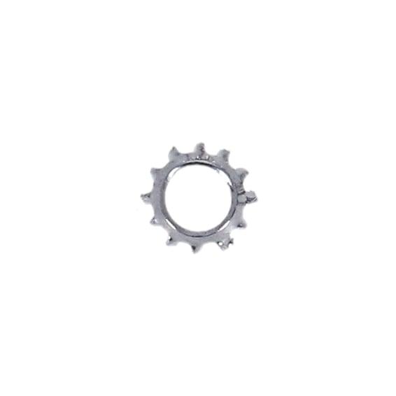 Chrome ext. countersunk lockwasher, #10