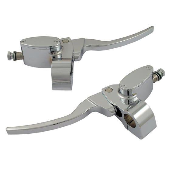 Custom handlebar control kit hydr. Clutch. Chrome