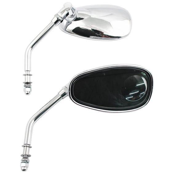 Blind spot mirror set. Chrome