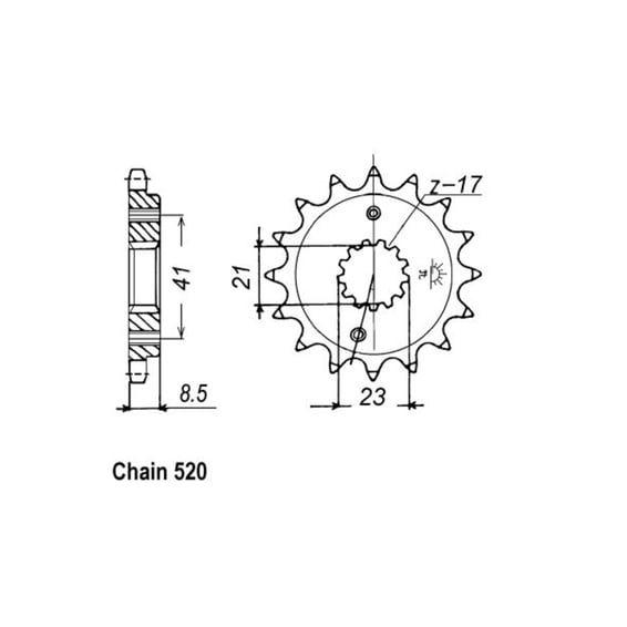 JT Front Sprocket 1322.15