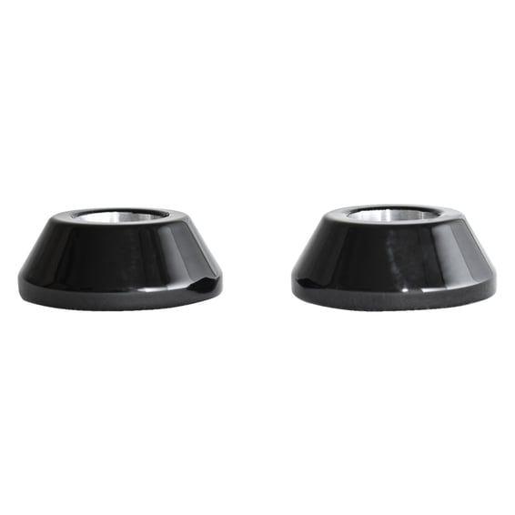 front wheel spacer kit left & right. Black