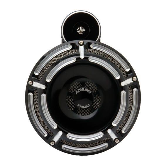 billet horn kit, Slot Track. Black CC