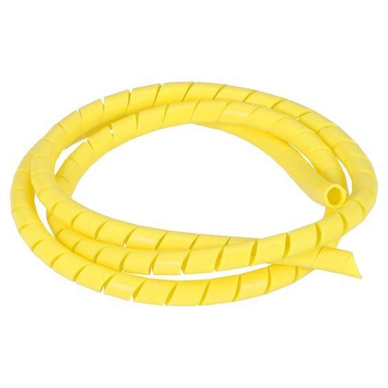 Spiral wrap, wiring loom. 1/2" dia. Yellow