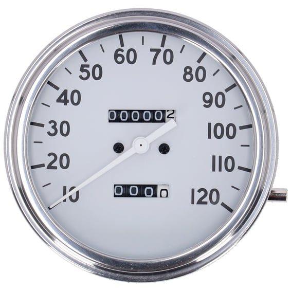 FL speedometer, '36-40 face', white. 1:1 mph