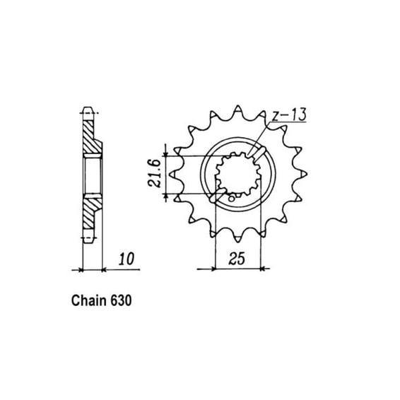 JT Front Sprocket 521.15
