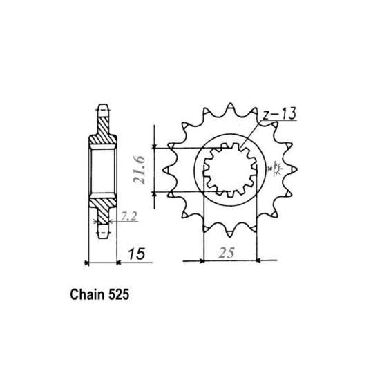 JT Front Sprocket 1515.15