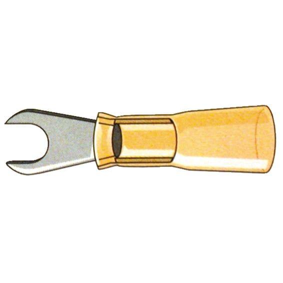 Co, Spade terminal connectors #10. Yellow