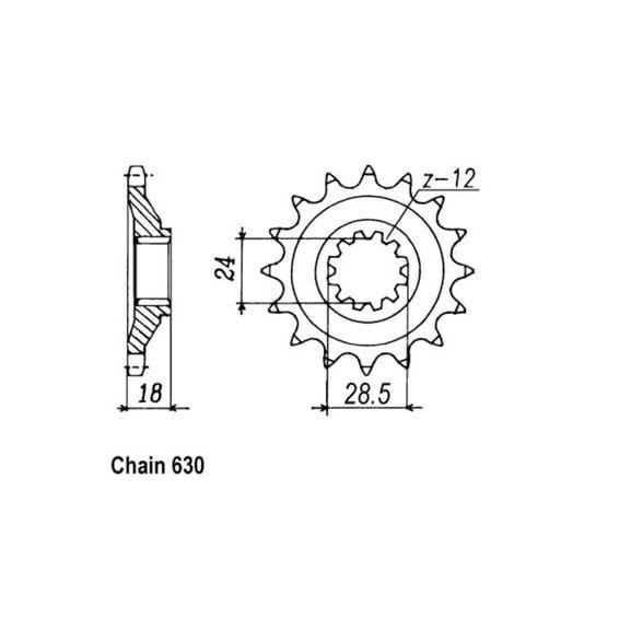 JT Front Sprocket 523.15