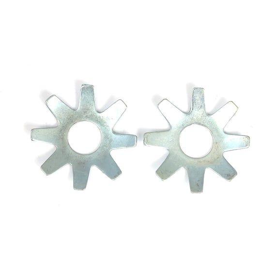 Curved friction washer set