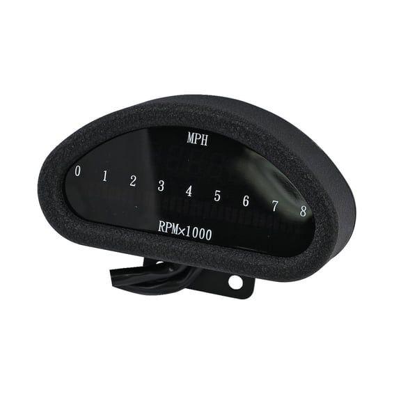 Electronic cnc aluminum speedometer (kmh) black