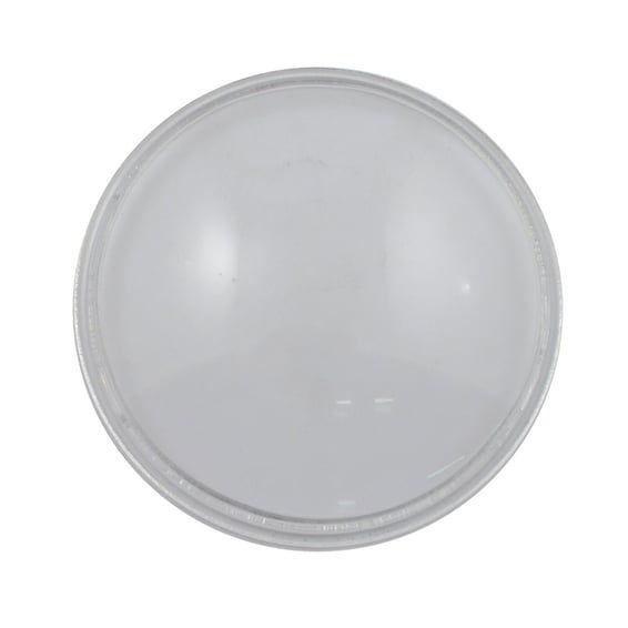 4-1/2" spotlamp lens. Clear. glass