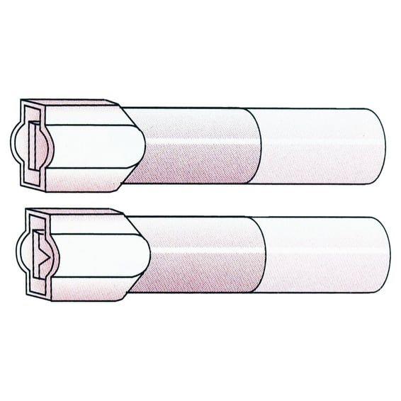 Connectors, Slide-On terminal, crimp/shrink. Red, 1/4"