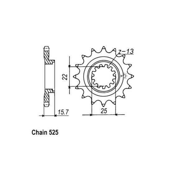 JT Front Sprocket 1535.15