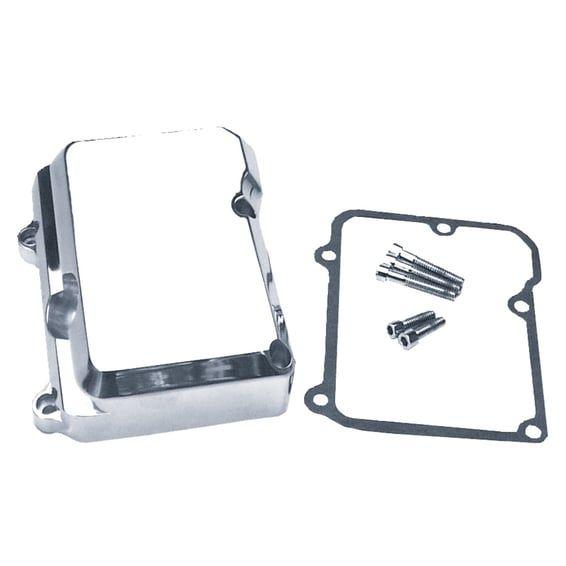 JIMS, billet transmission top cover. Polished