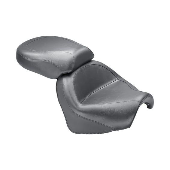 2-p wide touring vintage seat plain black